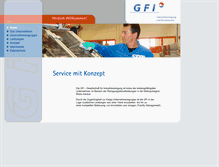 Tablet Screenshot of gfi-gmbh.com